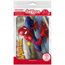 PLAQUE COMESTIBLE POUR GÂTEAU 15X21 SPIDERMAN