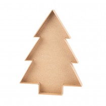 PLATEAU CARTON ALIMENTAIRE SAPIN 40X29.5X4CM KRAFT
