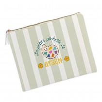 POCHETTE ATSEM PALETTE PEINTURE 18X24CM VERT