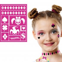 POCHOIRS MAQUILLAGE FILLE DANGEREUSE