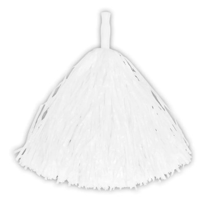 paire de pompons pom pom girl avec poignée léger argent – J2F Shop