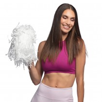 POMPON CHEERLEADING 34CM BLANC