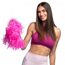 POMPON CHEERLEADING 34CM ROSE VIF