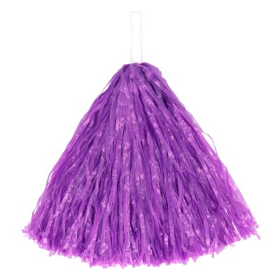 paire de pompons pom pom girl avec poignée léger argent – J2F Shop