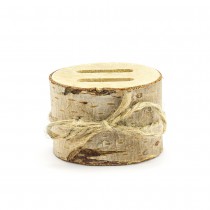 PORTE-ALLIANCES BÛCHE EN BOIS 6CM