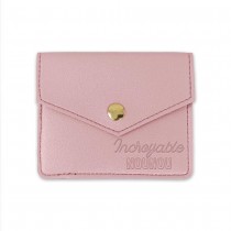 PORTE-CARTES SIMILICUIR NOUNOU 9X11CM ROSE