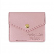 PORTE-CARTES SIMILICUIR NOUNOU 9X11CM ROSE