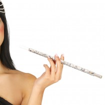 PORTE-CIGARETTES CHARLESTON SEQUINS 30CM ARGENT