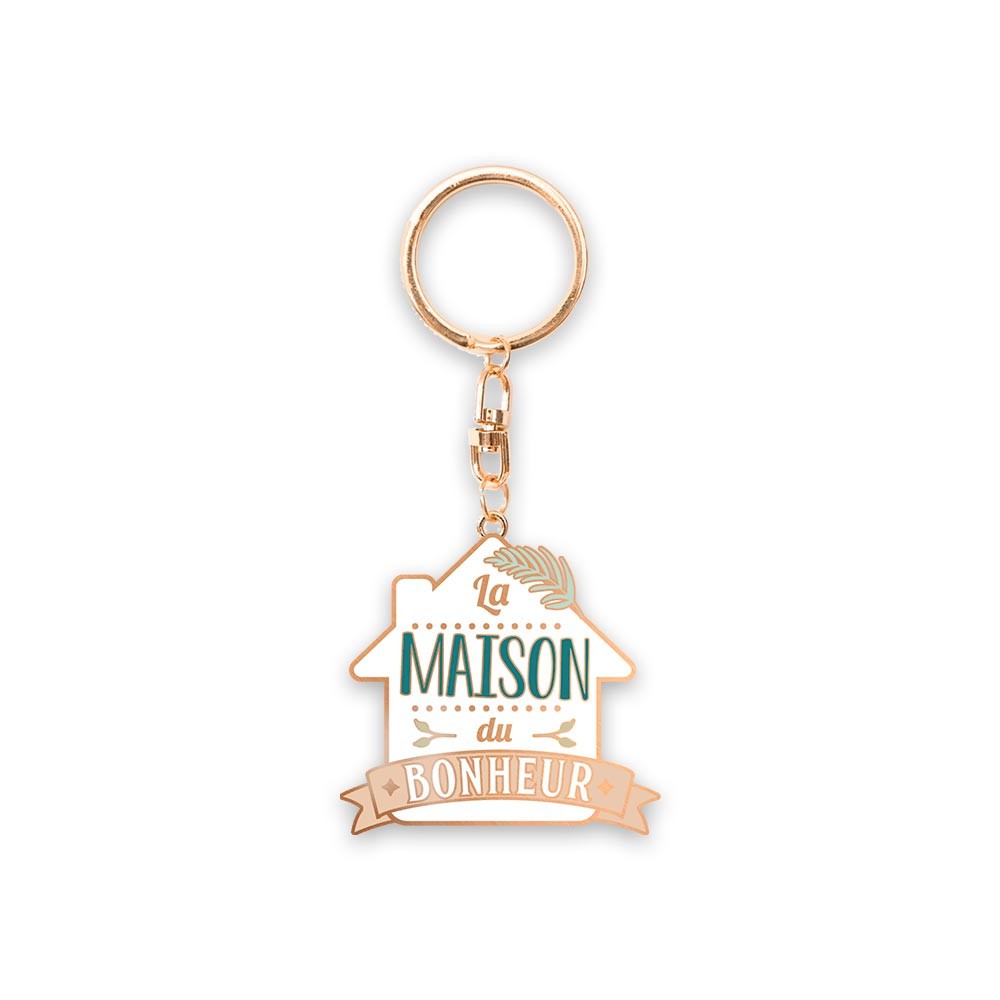 PORTE CLÉ LUXE LA MAISON DU BONHEUR