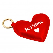 PORTE-CLEFS CŒUR JE T\'AIME ROUGE