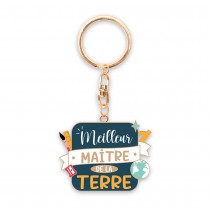 PORTE-CLÉS MEILLEUR MAÎTRE DE LA TERRE 9.5CM