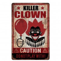 POSTER CLOWN TUEUR CARTON 24X36CM