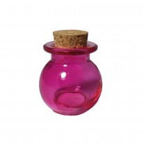 POT À DRAGÉES BOULE 6.5X4.5CM ROSE FUCHSIA