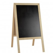 PRÉSENTOIR CHEVALET TABLEAU ARDOISE 41X76X45.5CM
