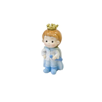 PRINCE EN RÉSINE 3X3X6CM BLEU
