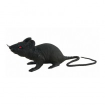 RAT PLASTIQUE NOIR 17 CM