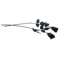 ROSES NOIRES 42 CM