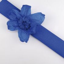 ROULEAU CRÉPON BLEU FONCÉ 10 X 0,5 M