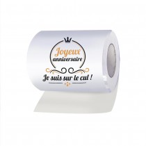 ROULEAU PAPIER WC JOYEUX ANNIVERSAIRE