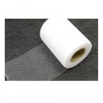 ROULEAU TULLE UNI BLANC 10 CM X 20 M