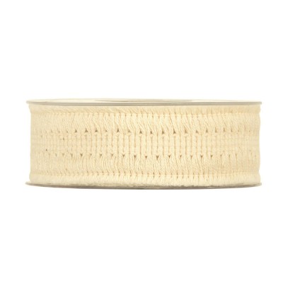 RUBAN COTON FANTAISIE 35MMX5M BEIGE