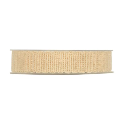 RUBAN COTON TRESSAGE  20MMX10M BEIGE