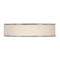 RUBAN DE COTON NATUREL 25MMX10M