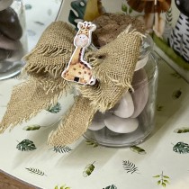 RUBAN EFFILOCHÉ EFFET LIN 25MMX3M CAMEL
