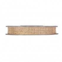 RUBAN EN LIN NATUREL 15MMX15M