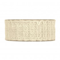 RUBAN JUTE VAGUE 40MMX10M BLANC