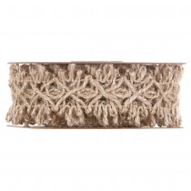 RUBAN MAILLE JUTE 20MMX10M NATURE