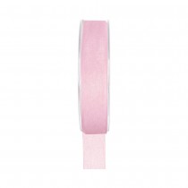 RUBAN ORGANDI 15MM*20M - ROSE