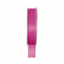 RUBAN ORGANDI 7MM*20M - FUCHSIA