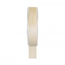 RUBAN ORGANDI 7MM*20M - IVOIRE