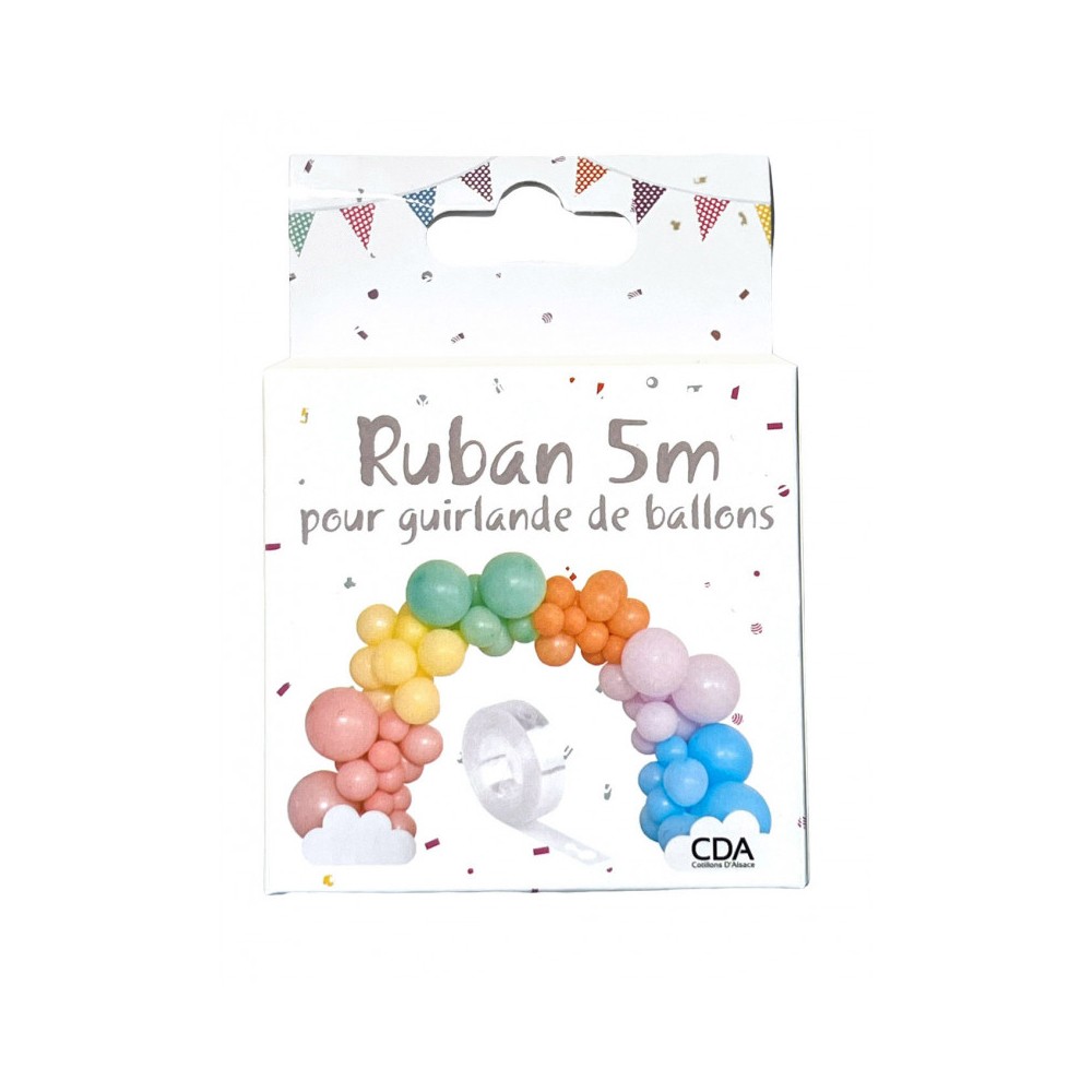 Ruban à ballons 10 mètres 5mm, 10/5/1 pièces, accessoire de fête d