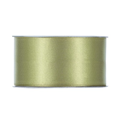 RUBAN SATIN DOUBLE FACE 40MMX25M SAUGE