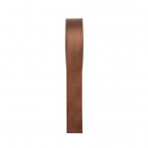RUBAN SATIN DOUBLE FACE 6MM - MARRON
