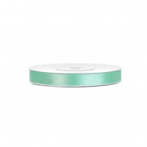 RUBAN SATIN DOUBLE FACE 6MMX25M VERT MENTHE