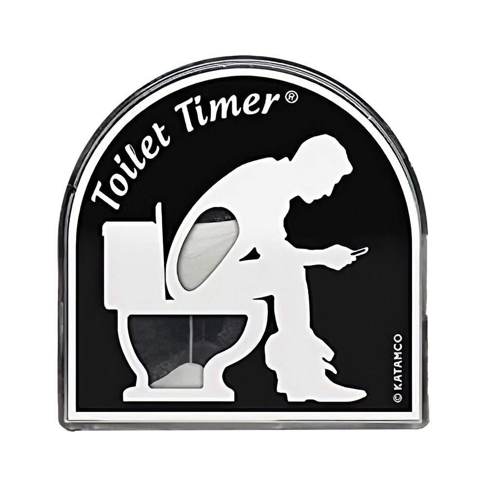 Sablier amusant de 5 minutes pour toilettes, pour hommes, femmes, enfants,  compte à rebours fantaisie pour salle de bain et toilettes : :  Maison