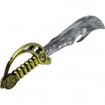 SABRE JOUET ET CACHE-IL PVC PIRATE ADULTE