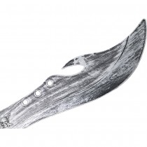 SABRE JOUET ET CACHE-IL PVC PIRATE ADULTE