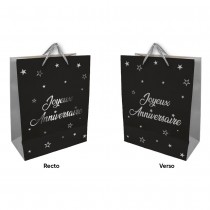 SAC CADEAU 30X40CM ARGENT