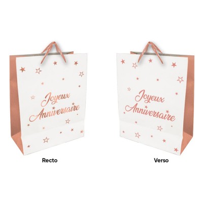 Sac cadeau transparent avec fenêtre, sac d'emballage cadeau de la fête des  mères 10 Pcs en vrac (13.8 « x 9.8  x 5.9 « )