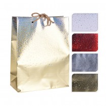 SAC CADEAU BRILLANT ÉTOILES 18X8X23CM