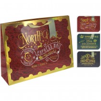 SAC CADEAU CARTON LIVRAISON NOËL 32X26X10CM