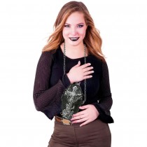 SAC CERCUEIL SIMILICUIR GOTHIQUE 17X10CM NOIR