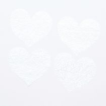 SACHET 100 COEURS ROMANCE - BLANC