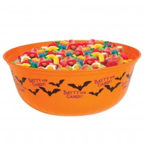 SALADIER RÉUTILISABLE CHAUVE-SOURIS  27CM ORANGE