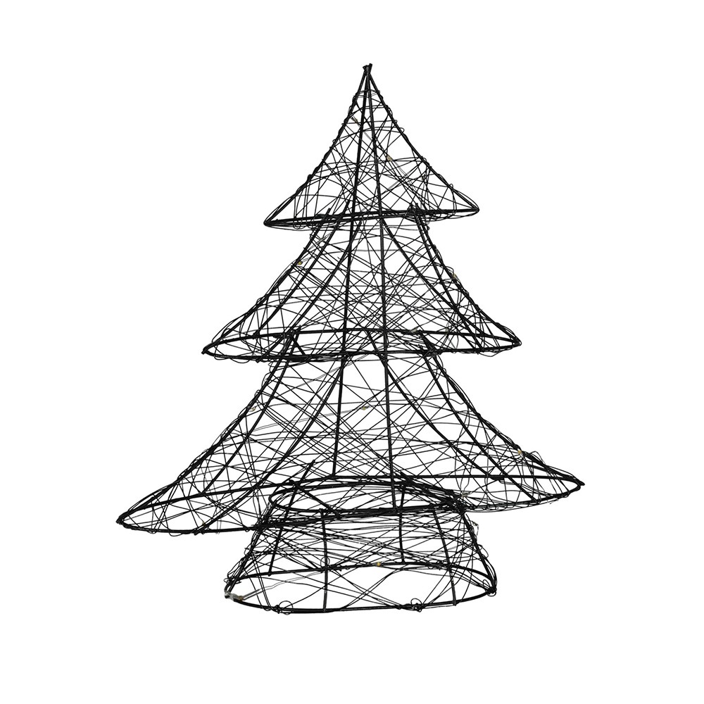 Accessoire de Déco Musical et Lumineux - Sapin de Noël 30 cm