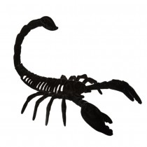 SCORPION VELOURS 20.5X14.5CM NOIR